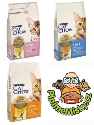 Granule Purina Cat Chow nyní ve slevě -10%. Platí do 31. 12. 2025 nebo do vyprodání zásob. Balení 1.5 kg nebo 15 kg. 🐱...
